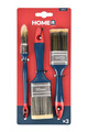 Penselset Platt- & rundpensel 3 delar Home>it